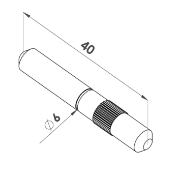 Extension Pins (8No.)- Model 9201 CAD Drawing